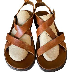 Chaco Brown Leather Sandals